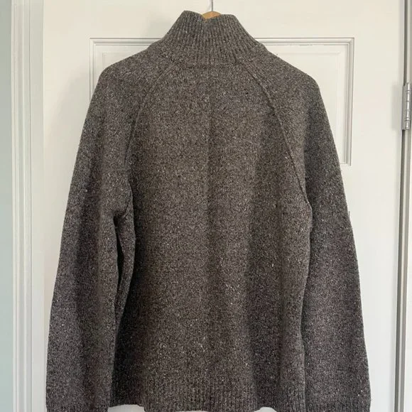 Banana Republic Wool Cashmere Half Zip Sweater L - Picture 11 of 12